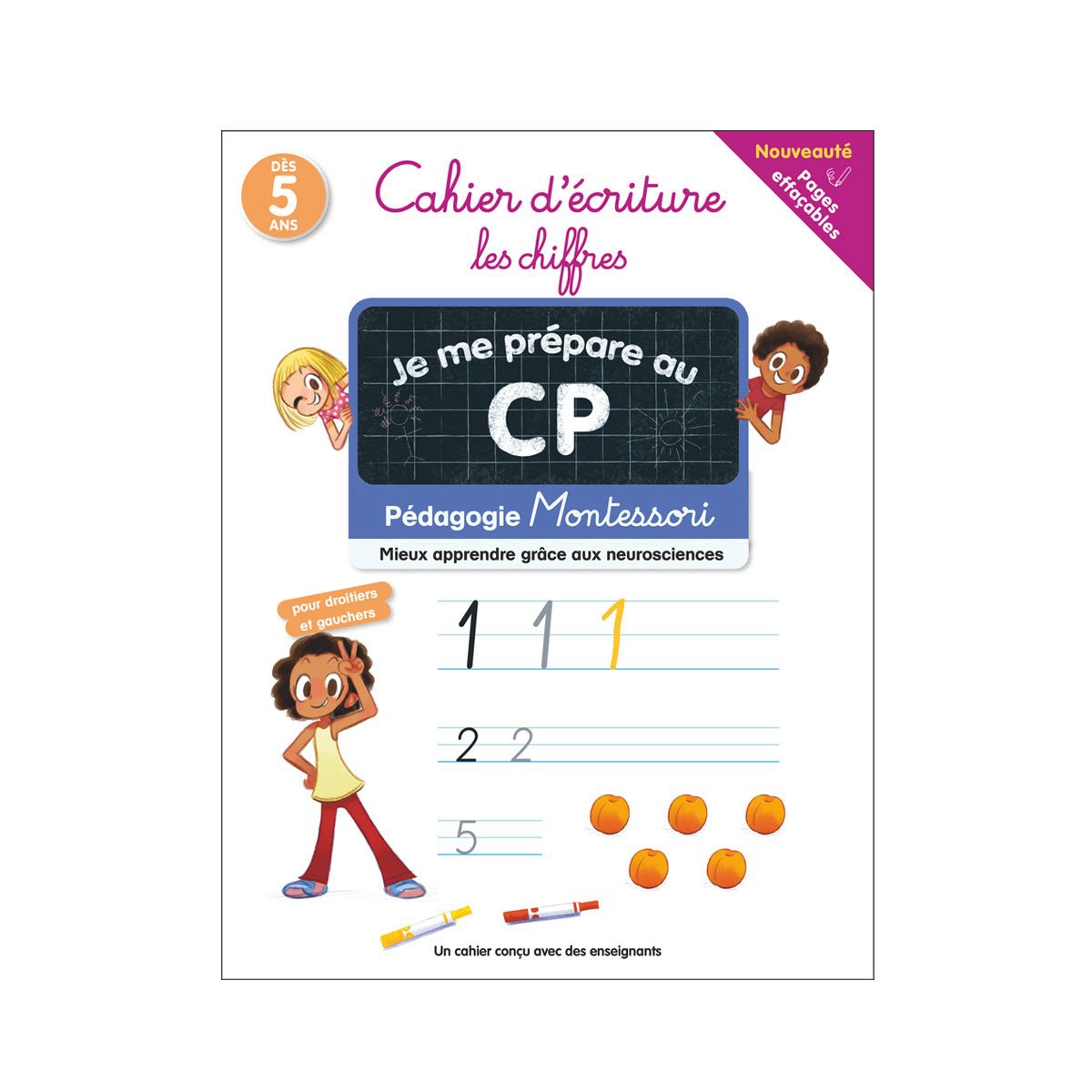 Cahier De Vie Page De Garde Tplanète Livre Je me prépare au CP, Cahier d'écriture les chiffres - Flammarion | IDKIDS