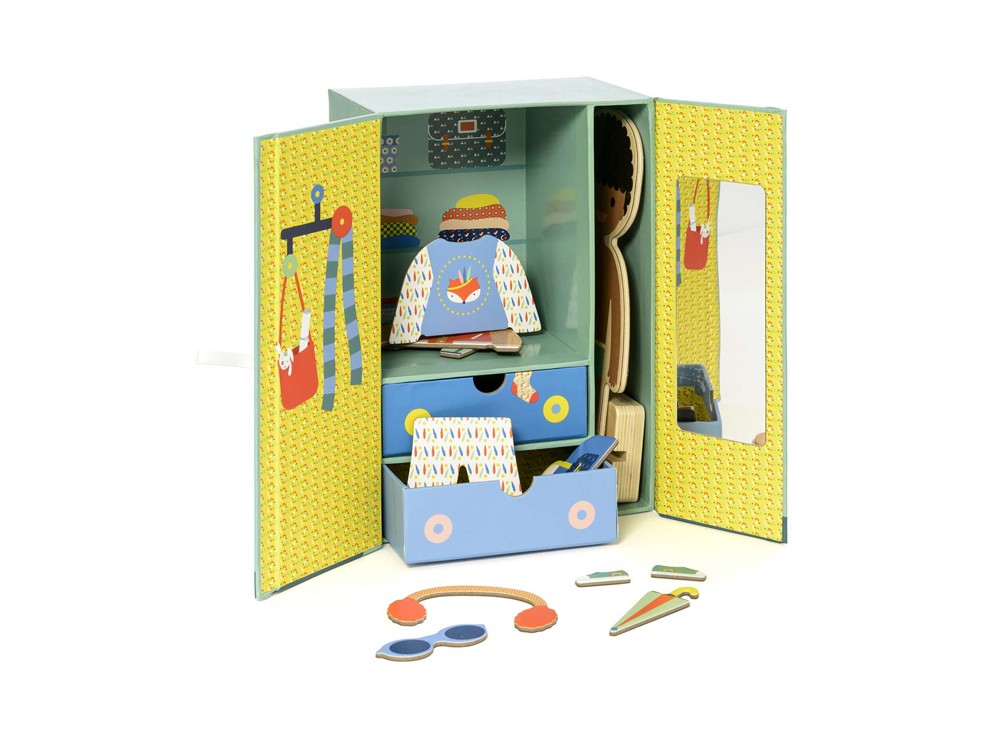 Mon dressing magnétique 32 accessoires Oxybul 1