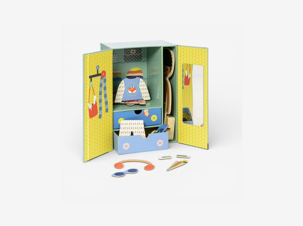 Mon dressing magnétique 32 accessoires Oxybul 1