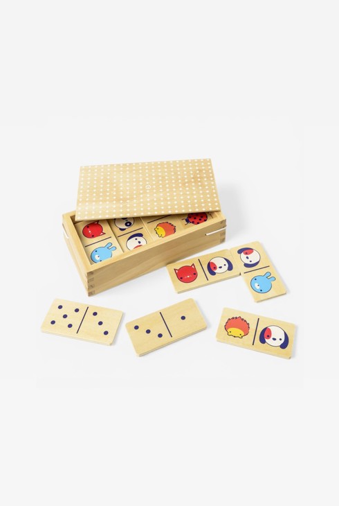 Dominos des animaux en bois 2