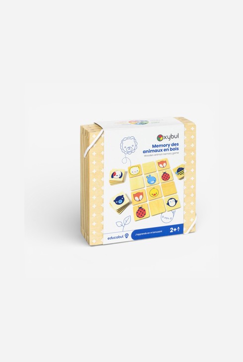 Memory des animaux en bois Oxybul 1
