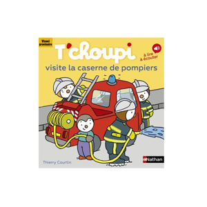 Livre Tchoupi visite la caserne des pompiers - Nathan Jeunesse 1