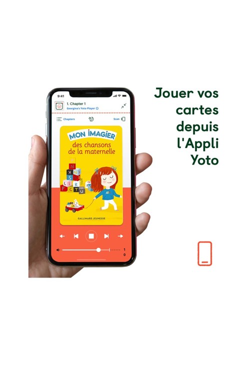 Carte histoire audio YOTO, Mon imagier des chansons de la maternelle