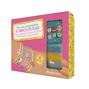 Coffret Ma petite accumulation de bracelets fluos - Auzou 1