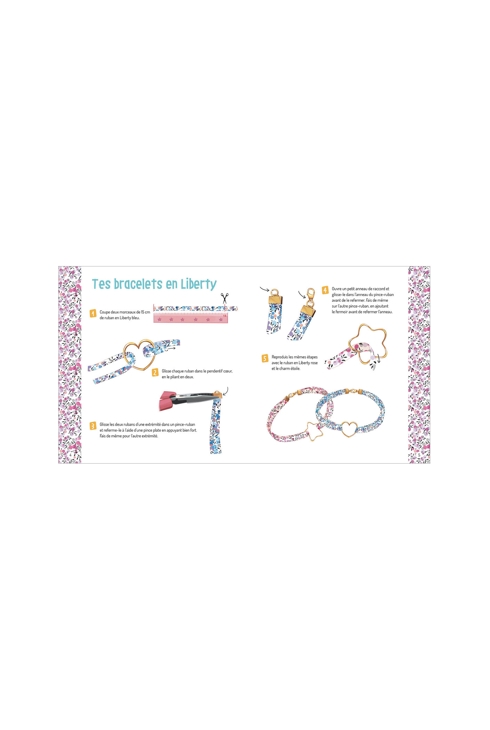 Coffret Mes bijoux d'amitié en liberty - Auzou
