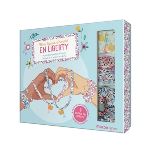 Coffret Mes bijoux d'amitié en liberty - Auzou 1