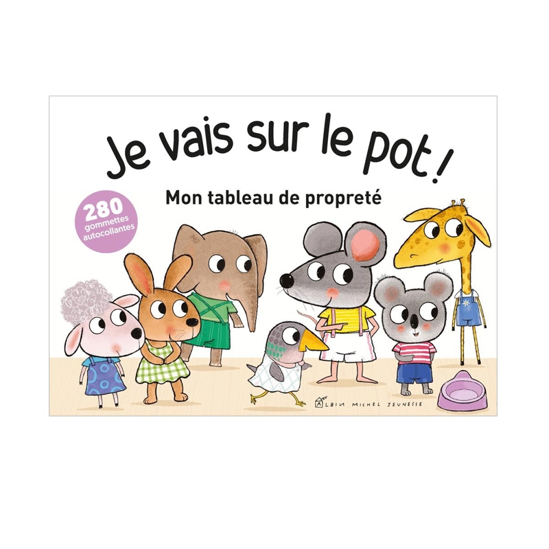 Livre Je vais sur le pot ! mon tableau de propreté