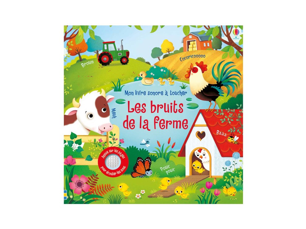 Livre tactile Bruits de la ferme - Usborne 1