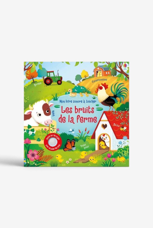 Livre tactile Bruits de la ferme - Usborne 1