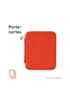 Porte carte orange Yoto 4