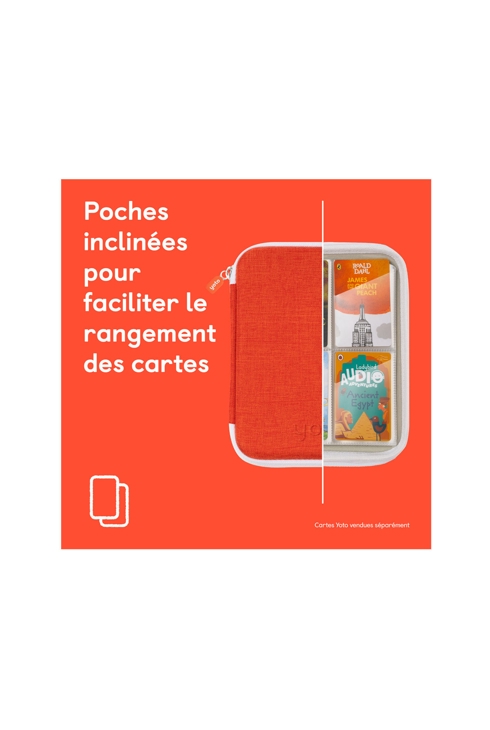 Porte carte orange Yoto