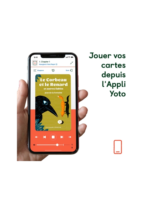 Carte histoire audio YOTO, Les Fables de la Fontaine