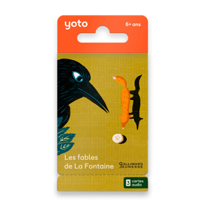 Carte histoire audio YOTO, Les Fables de la Fontaine 1