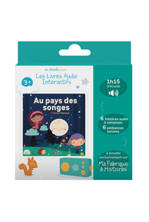 Coffret livre audio, au pays des songes Lunii 1