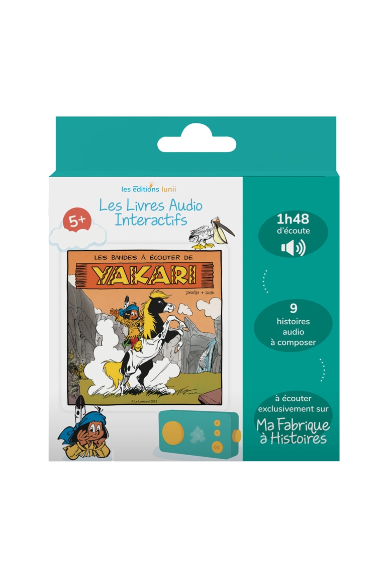 Coffret livre audio, Les bandes à écouter de Yakari Lunii 1