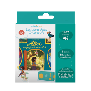 Coffret livre audio, Alice aux pays des merveilles Lunii 1