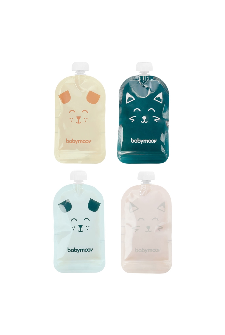 Lot de 20 gourdes réutilisables Babymoov 1