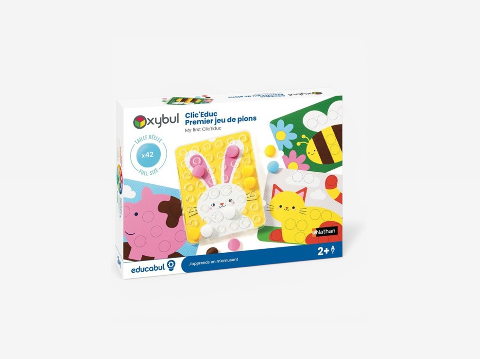 Clic Educ premier jeu de pions Oxybul 1