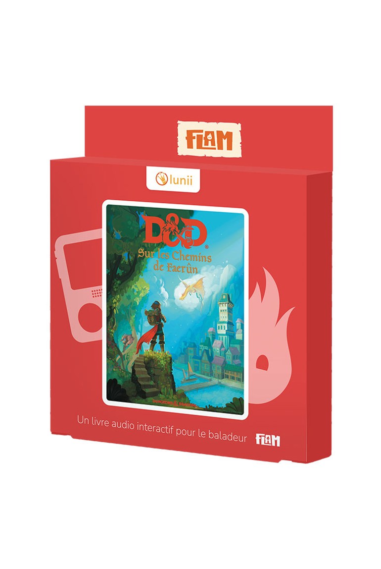 Livre audio interactif pour FLAM, Donjons et dragons Lunii 1