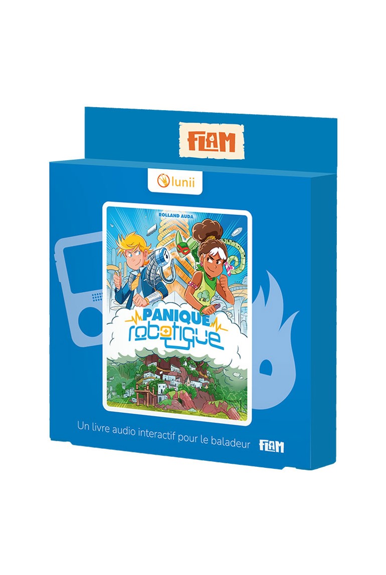 Livre audio interactif pour FLAM, Panique robotique Lunii 1