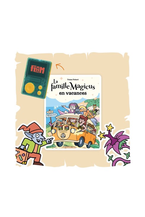 Interaktives Hörbuch für FLAM, Die Familie Magicus fährt in den Urlaub Lunii 2