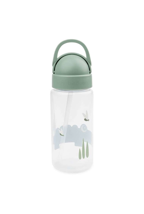 Gourde avec paille Croco vert Done By Deer