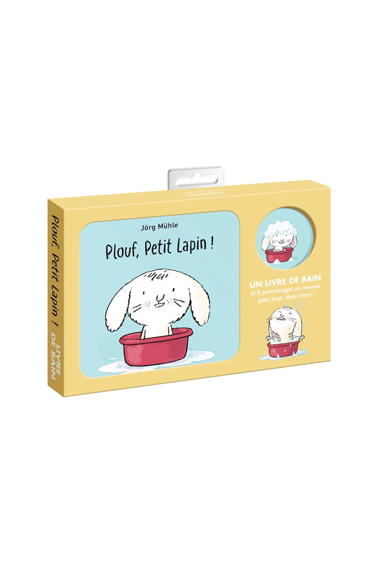 Livre Plouf, Petit Lapin ! Livre de bain 1