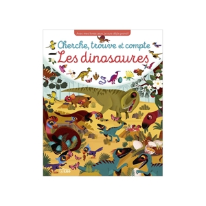 Livre Cherche, trouve et compte, Les dinosaures 1