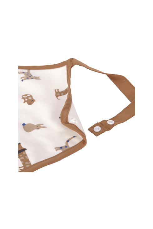 Lot de 2 bavoirs Medium Drop Little Mateys bleu royale LASSIG
