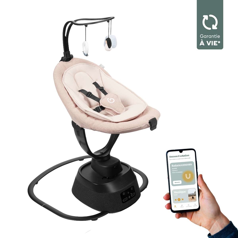 BABYMOOV - Balancelle Swoon évolution Connect Mocca BABYMOOV