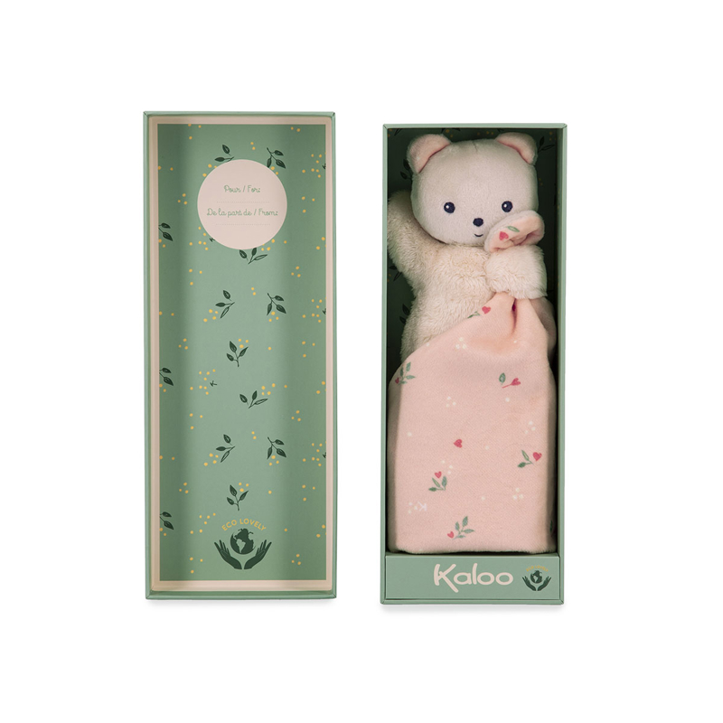 Doudou Ours Feuille d'amour KALOO