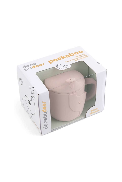 Tasse d'apprentissage Elphee rose Peekaboo Done By Deer