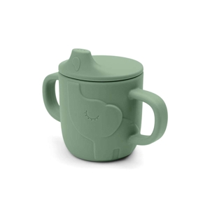 Tasse d'apprentissage Elphee vert Peekaboo Done By Deer 1