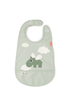Bavoir velcro Happy clouds Vert Done By Deer 1