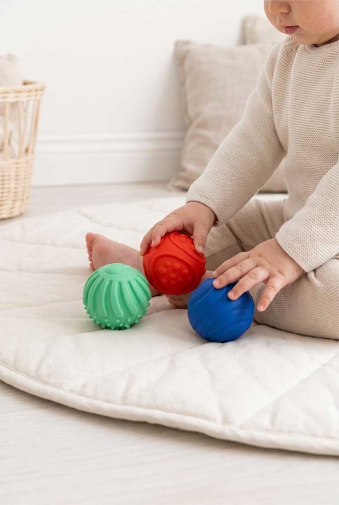 6 balles sensorielles Oxybul 2