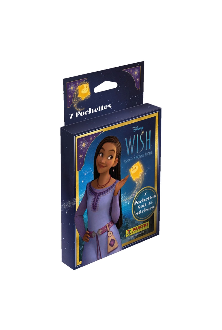 Pochette Wish Disney, blister 7 pochettes 1