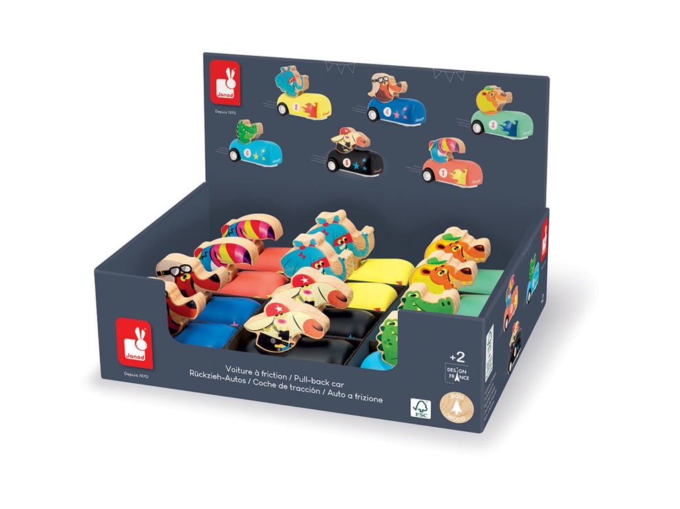 Voiture à friction Applepop Janod 2