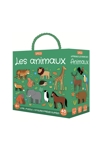 Puzzle et livre Animaux Coffret QBOX Sassi 1