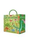 Puzzle et livre les Dinos Coffret QBOX Sassi 1