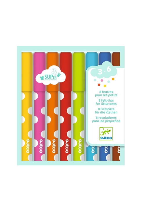 8 feutres pour les petits Djeco 1
