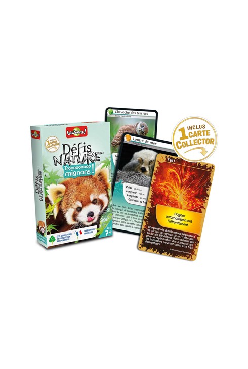 Jeu de cartes Défis nature - Trop mignon, Bioviva 2