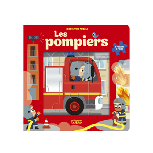 Livre Les Pompiers, livre puzzle 9 pièces 1