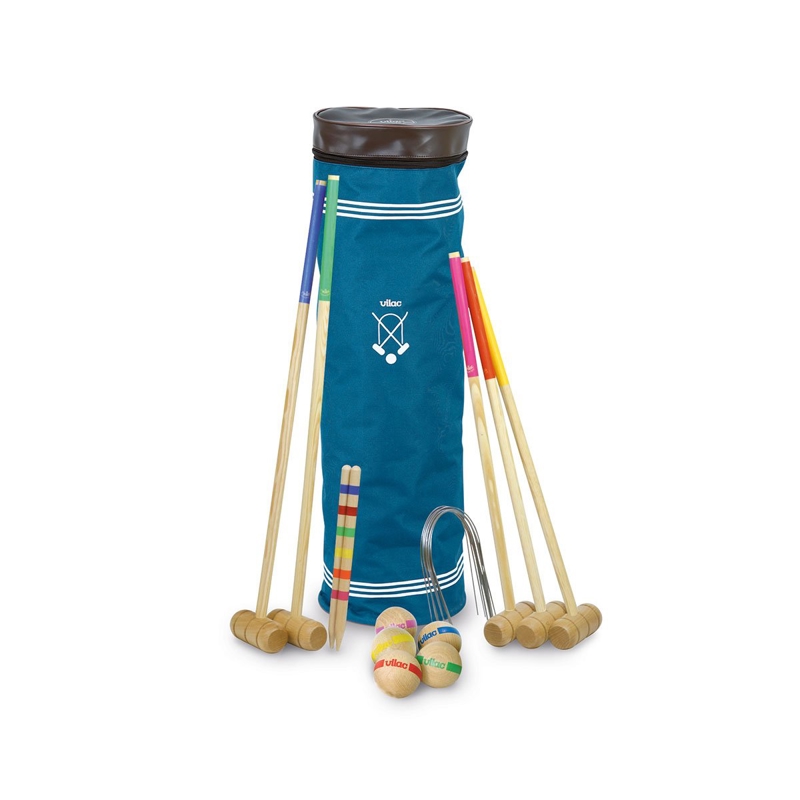 Vilac - Jeu de croquet en bois, Vilac - Mixte - Dès 5 ans