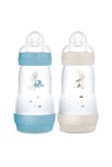 Lot de Biberon Easy Start Anti-Colique 260ml Océan et Sable MAM 1