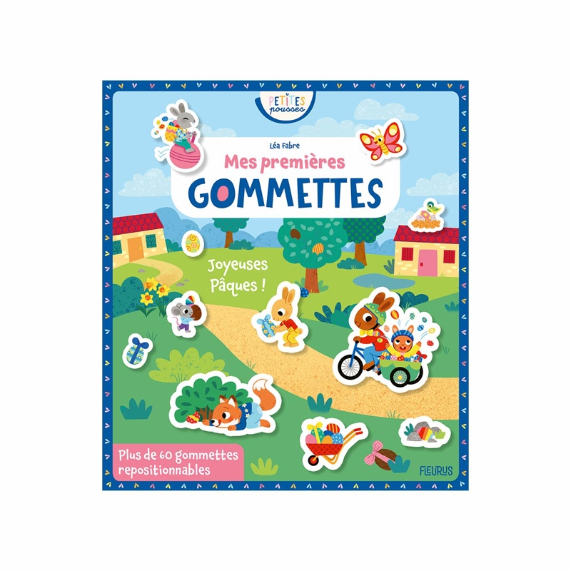 Fleurus - Livre Mes premières gommettes, joyeuses Pâques - De 3 ans à 5 ans - IDKids