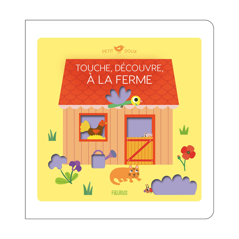 Fleurus - Livre Touches, découvre, à l a ferme - De 1 an à 3 ans - IDKids