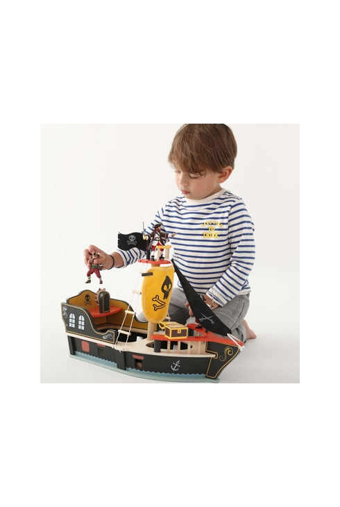 Bateau pirate en bois Oxybul