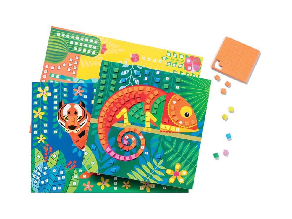 Atelier mosaïque animaux safari Oxybul 2