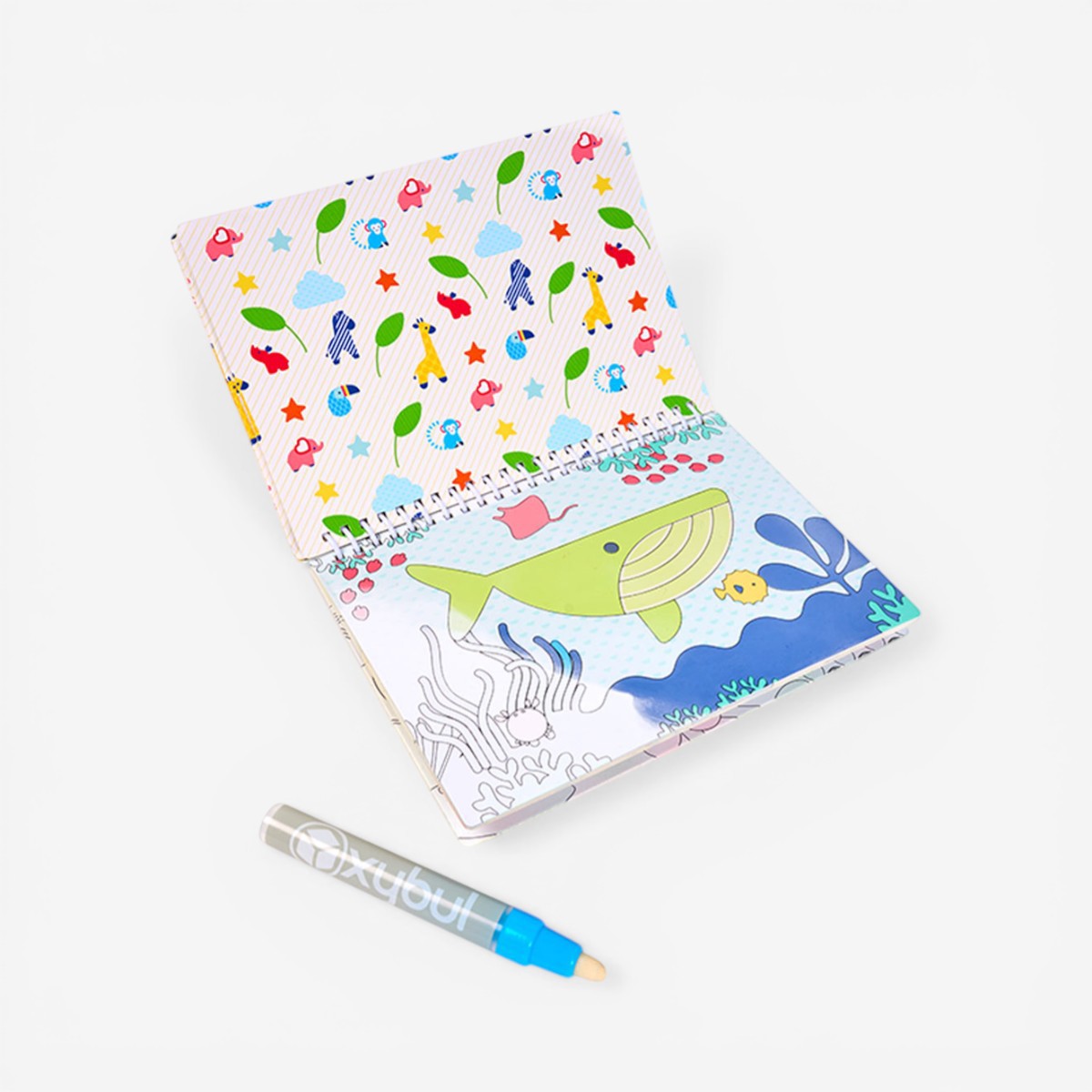 Chicco – Livre Des Saisons – Coloriage à L'eau Magique – Les Couleurs Disparaissent En Séchant – Dès 2 Ans