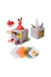 Cube boîte à lingettes et Pop Up Lapin Taf Toys 1
